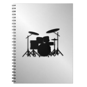 Drum Set Music Design Notebook