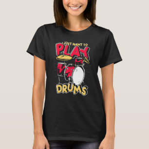 Drum Set Percussion Music Drummer Musician Drums T-Shirt