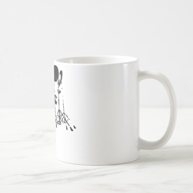 drum set PNG Coffee Mug (Right)