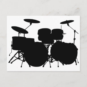 Drum Set Postcard