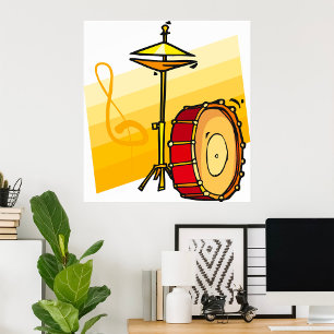 Drum Set Poster