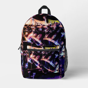 Drum Set Print Cut Sew Bag