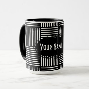 Drum Stick Crosshatch Mug