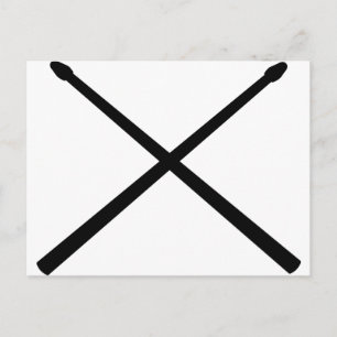 Drum Sticks Postcard