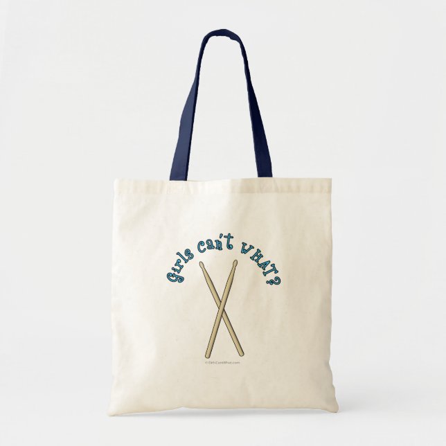 Drum Sticks Tote Bag (Front)