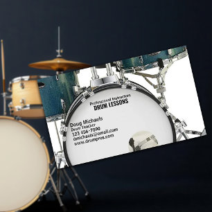 Drum Teacher Business Card