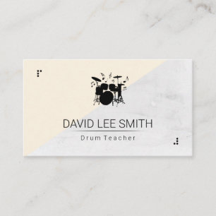 Drum Teacher Business Card