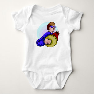 Drumer boy baby bodysuit