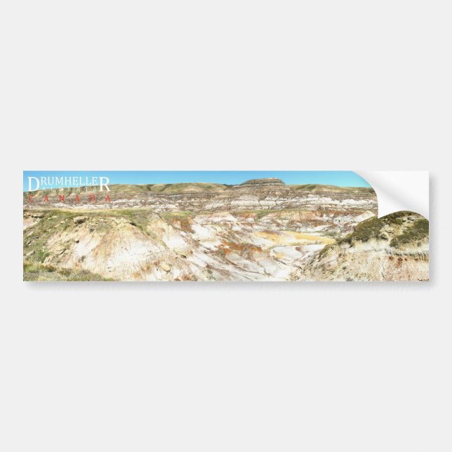 Drumheller Alberta Canada Landscape Sticker (Front)