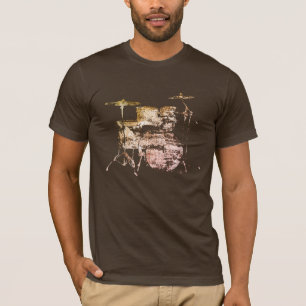 Drumkit cool brown drummer T-Shirt