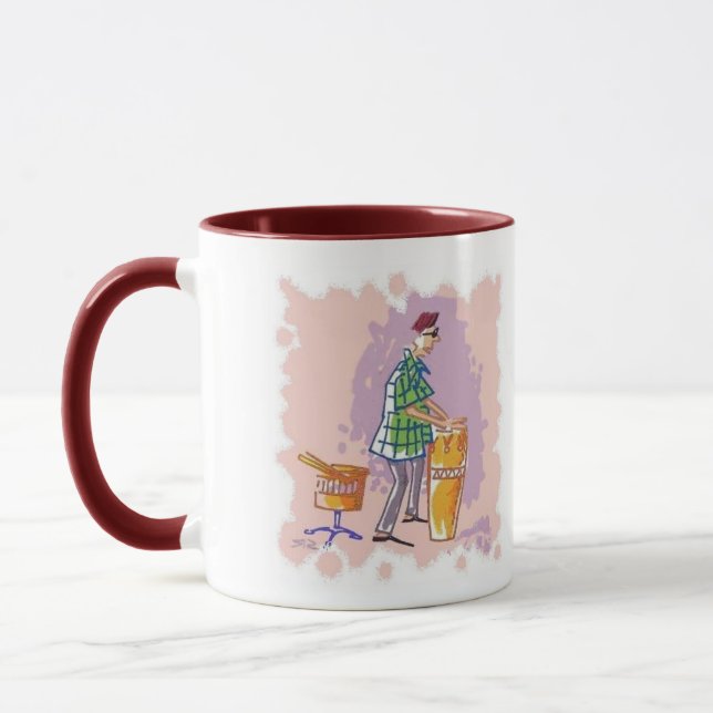 Drummer 1 combo mug (Left)