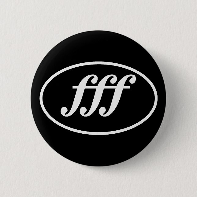 Drummer  6 cm round badge (Front)