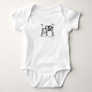 Drummer baby baby bodysuit