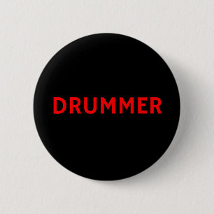 Drummer - Band / Music Button Pin Badge