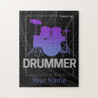 Drummer Born To Be for Percussionist Band Member