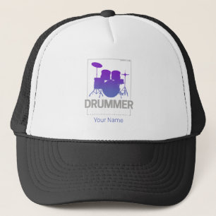 Drummer Born To Be for Percussionist Band Member Trucker Hat