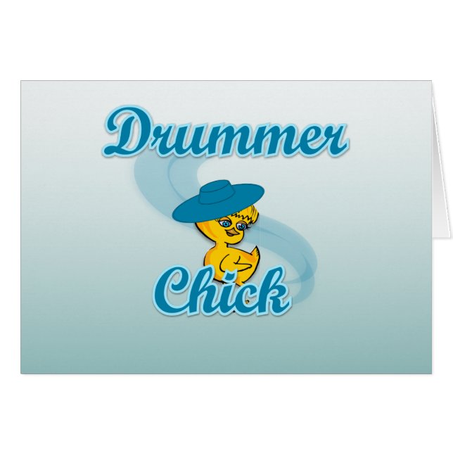 Drummer Chick #3 (Front Horizontal)