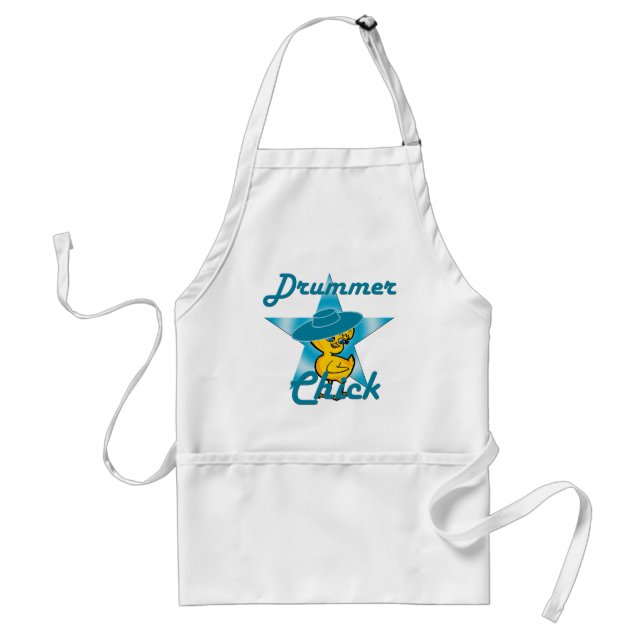 Drummer Chick #7 Standard Apron (Front)