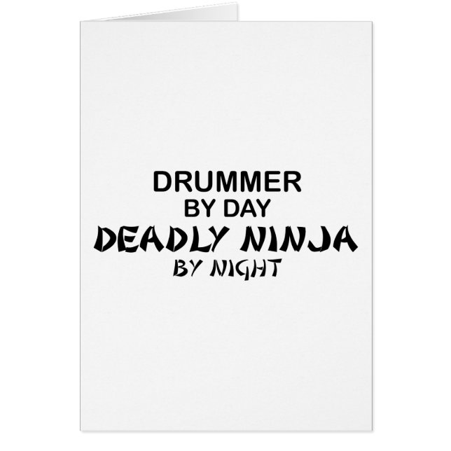 Drummer Deadly Ninja by Night (Front)