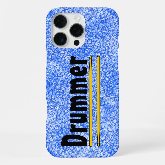 Drummer Drum Sticks  iPhone Case (Back)