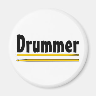 Drummer Drum Sticks  Magnet
