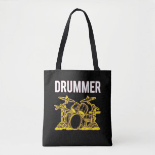 Drummer Drummer Musician Drumsticks Tote Bag