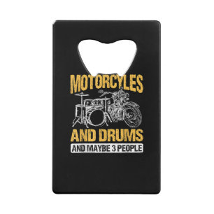 Drummer Drumming I Like Motorcycles And Drums