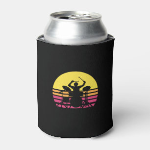 Drummer Drums Drumming Can Cooler