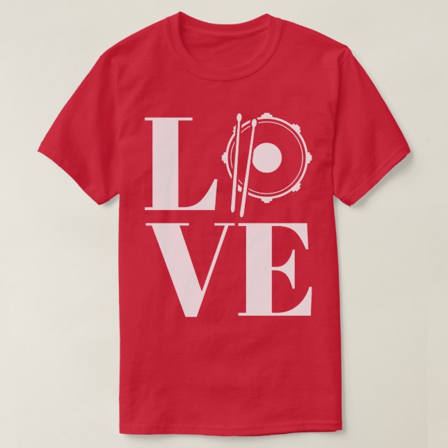 Drummer Drums Drumsticks Musician Outfit 20 T-Shirt (Design Front)