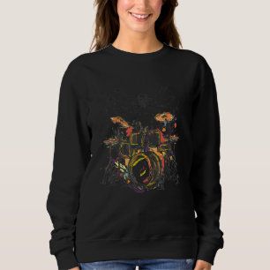 Drummer For Musicians & Percussion Drum Player Sweatshirt