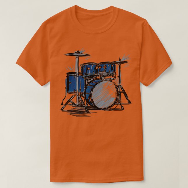 Drummer Freak  T-Shirt (Design Front)