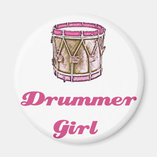 Drummer Girl Magnet