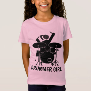 DRUMMER GIRL T-Shirts Tees