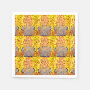 drummer girls rock Art Napkin