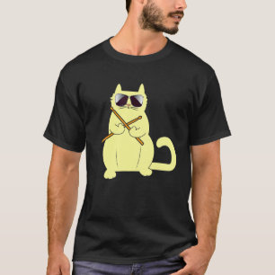 Drummer Kitty Cat Musician Instrumentalist Drum T-Shirt