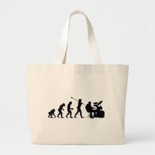 Drummer Large Tote Bag