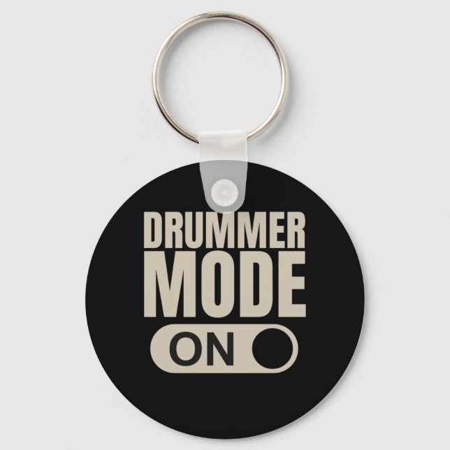 Drummer Mode On Key Ring (Front)
