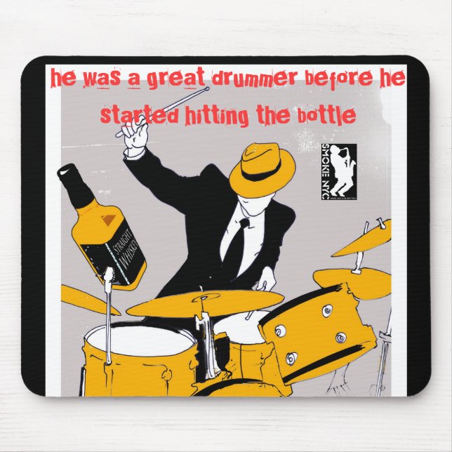 Drummer Mouse Pad - Customised (Front)