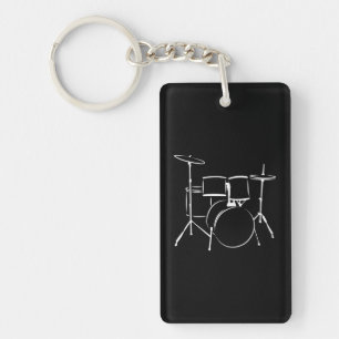 Drummer Musical Instrument Music Drums Key Ring