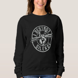 Drummer  Musician  Percussion Sweatshirt