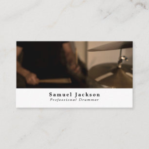 Drummer, Professional Musician Business Card