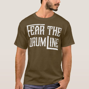 Drummer Retro Drumline Percussion Marching Band T-Shirt