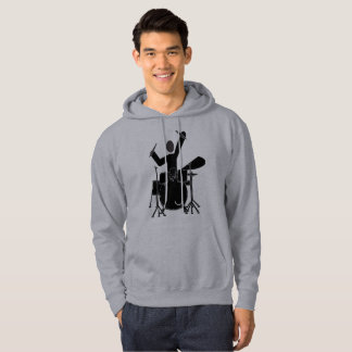Drummer Silhouette Hoodie
