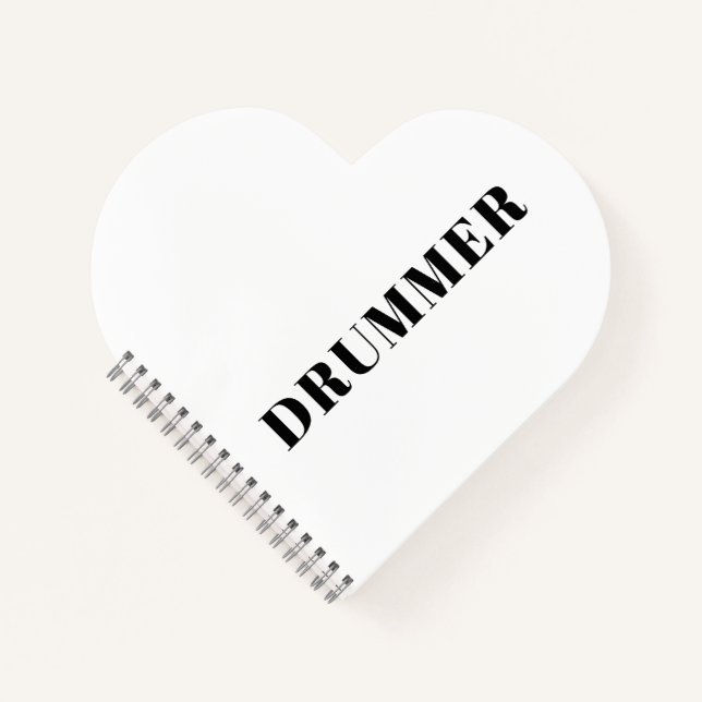 Drummer spiral notebook (Front)