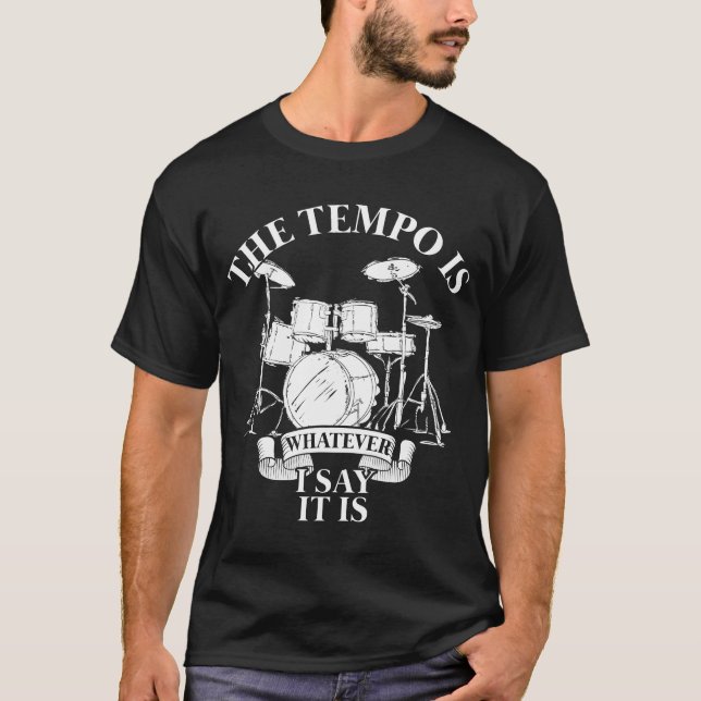 drummer Tempo T-Shirt (Front)