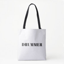Drummer tote bag