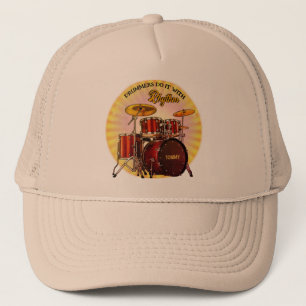 Drummers do it with Rhythm (customisable) Hat