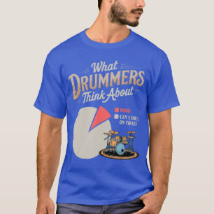 Drummershink About Drum Drumming Music Instrument  T-Shirt