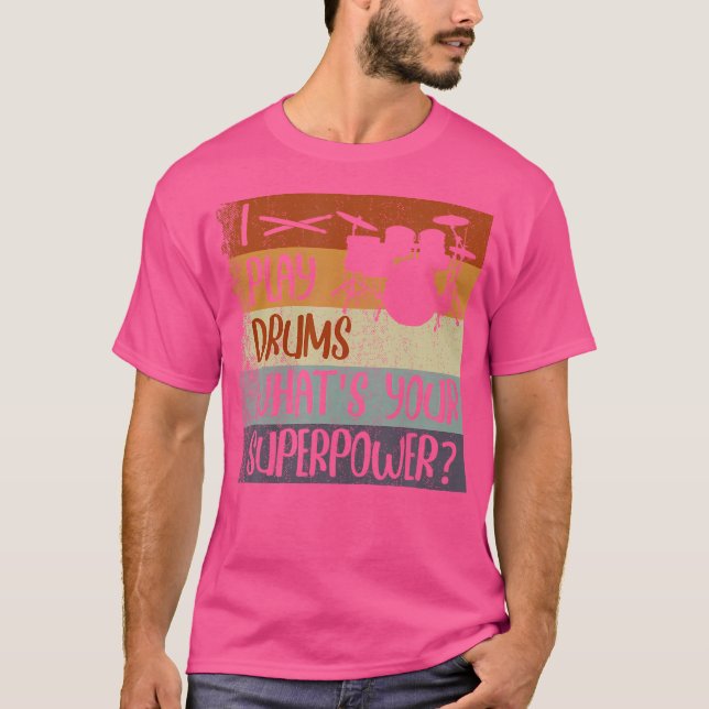 Drumming Drum Beater Drumming Box Drum Accessories T-Shirt (Front)