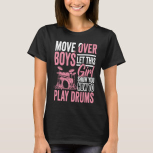 Drumming Player Apparel Drummer Quote Drumset for T-Shirt
